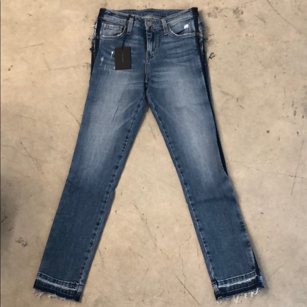 Flying monkey distressed jeans